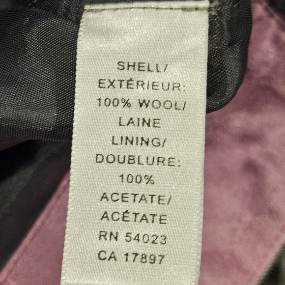 Banana Republic SZ 6 100% Wool Tan Flat Front Cuffed Lined Trouser - Picture 3 of 13